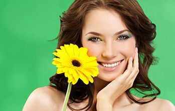 Girl with a flower